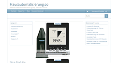 Desktop Screenshot of hausautomatisierung.co